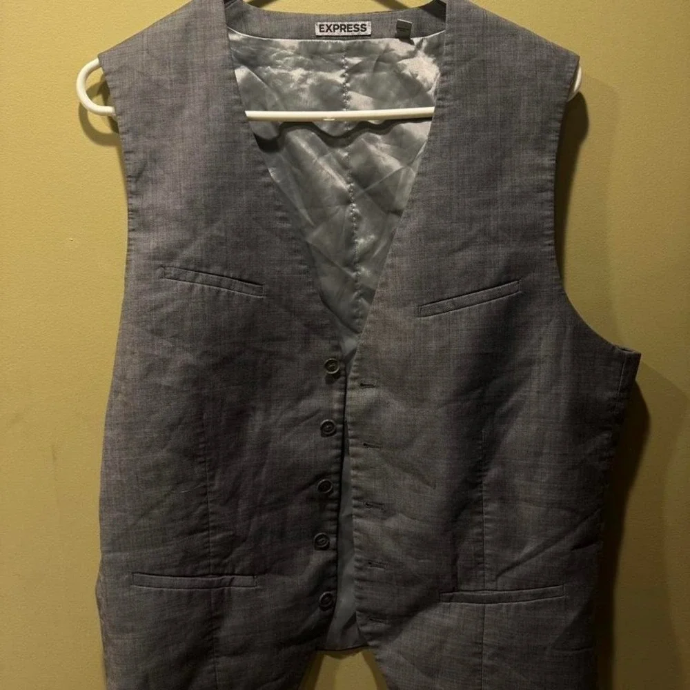 Express grey vest Size S - Picture 2 of 3